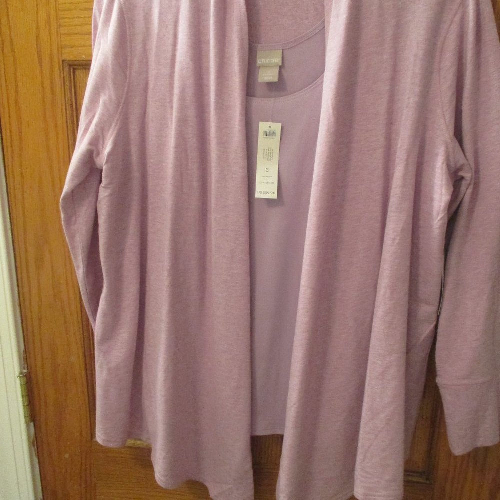 CHICO'S NWT CARDIGAN AND TANK